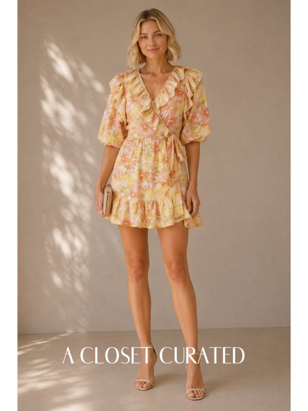 Magali Pascal Maddie Mini Dress Large Yellow NWT